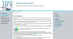 Desktop Screenshot of freeforextips.net