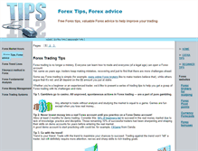 Tablet Screenshot of freeforextips.net
